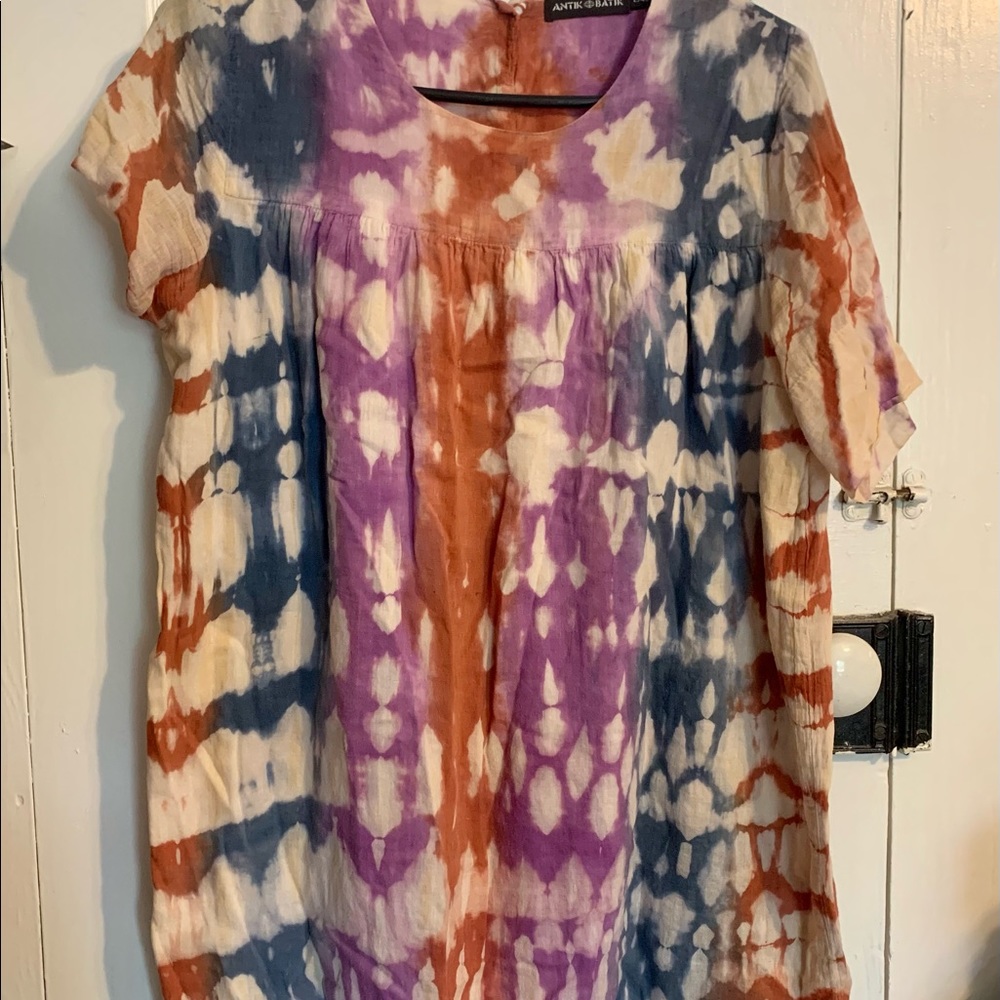 Oversized colorful shirt